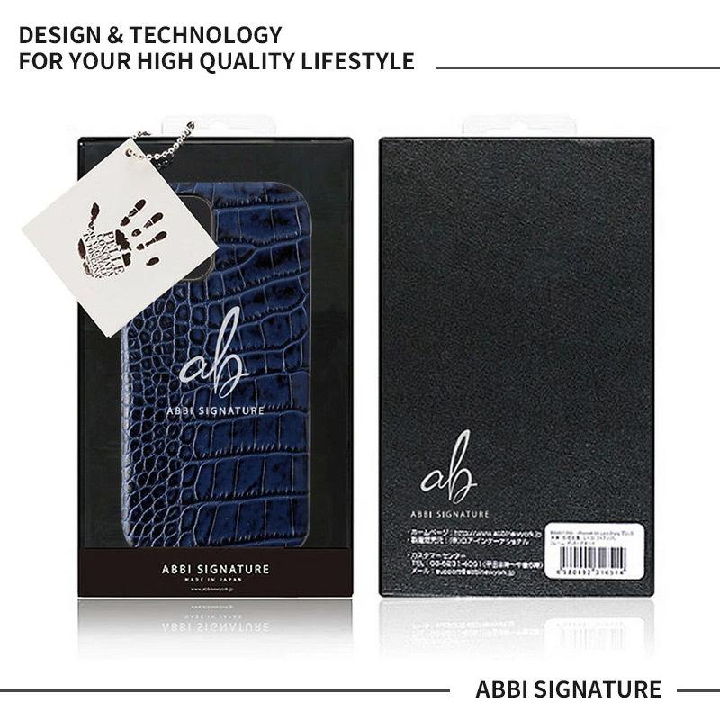 iPhone 13 Pro ケース 本革 背面ケース ABBI SIGNATURE iPhone 13 Pro ケース 本革 背面ケース ABBI SIGNATURE