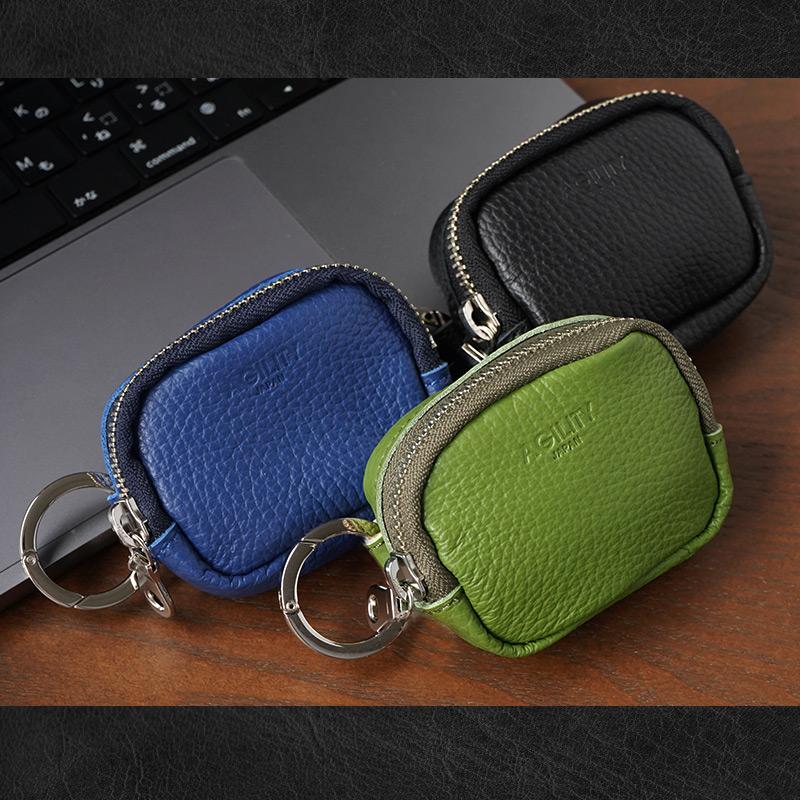 AGILITY（アジリティ） ポーチ カラビナ 本革 レザー 本革製ミニポーチ