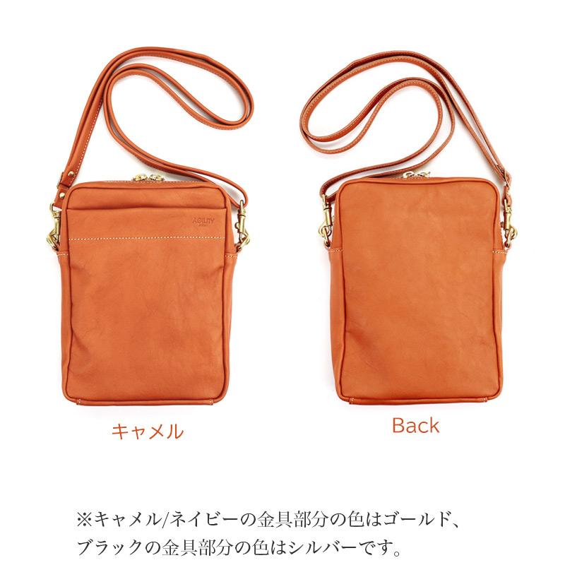 AGILITY（アジリティ） ショルダーバッグ メンズ 1030 小さい 革 タテ