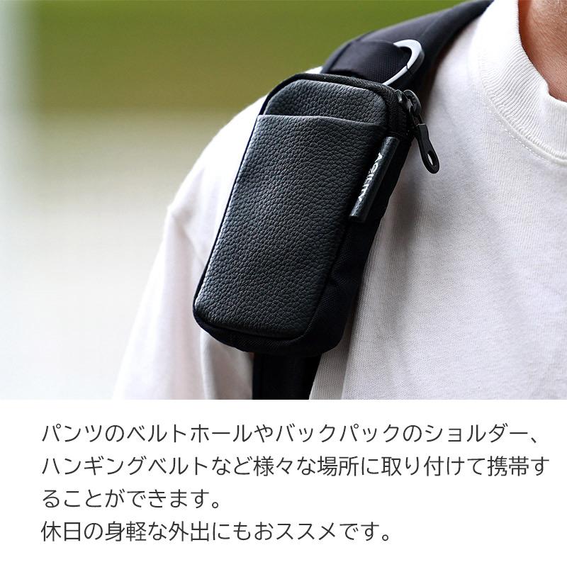AGILITY（アジリティ） レザーポーチ 本革 撥水レザー SGシュリンク