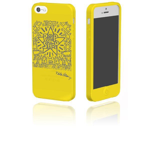 キース・ヘリング デザイン iPhone5（アイフォン5） シリコン ケース Keith Haring Collection Laser Engraved Silicone Case for iPhone 5  POP SHOP｜winglide｜02