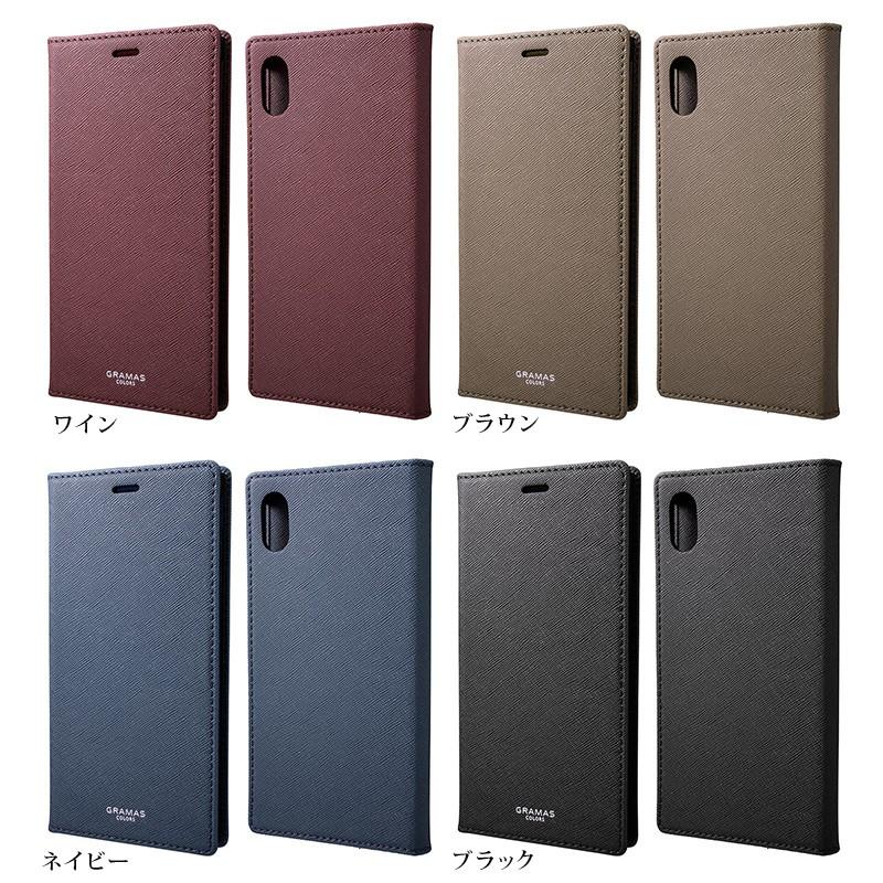 GRAMAS iPhone Xs Max ケース 手帳型 レザー COLORS EURO GRAMAS iPhone Xs Max ケース 手帳型 レザー COLORS EURO