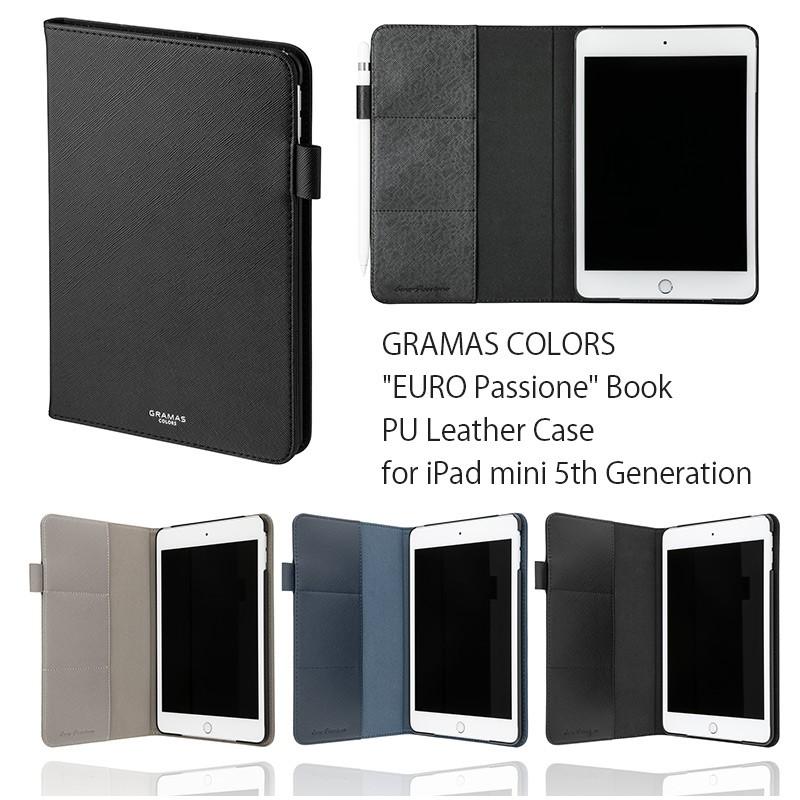 iPad MINI 5 ケース 2019 GRAMAS COLORS "EURO Passione" Book PU Leather Case
