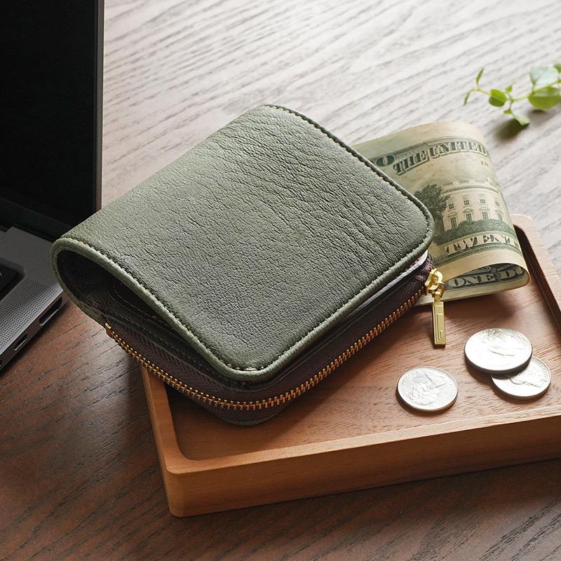 PARLEY（パーリィー） 鹿革 二つ折り財布 レディース 革 日本製