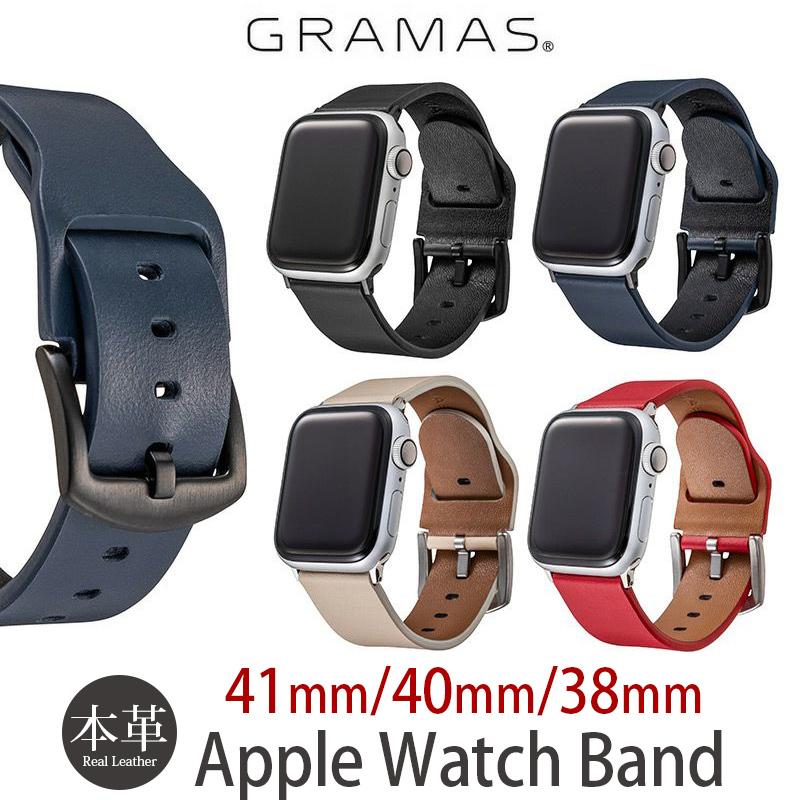 Apple Watch バンド Italian Genuine Leather Watchband 38mm