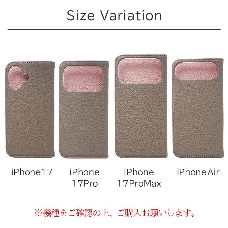 iPhone17 Pro / iPhone17Pro Max iPhone 17 Air ケース 手帳型 本革 la