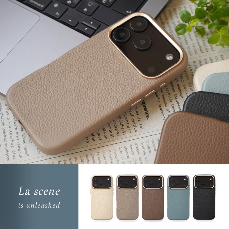 MagSafe iPhone17 Pro / iPhone17Pro Max iPhone 17 ケース 本革 la