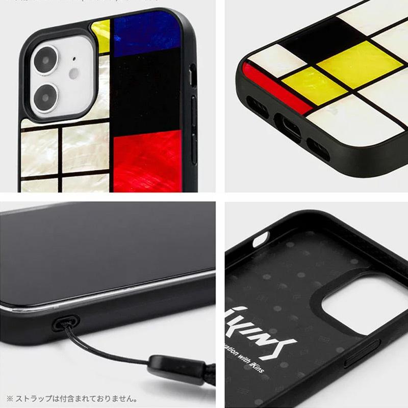 iPhone13 本体＆ケース2個セット ikins iPhone 13 Pro ケース 天然貝 背面ケース 天然貝ケース