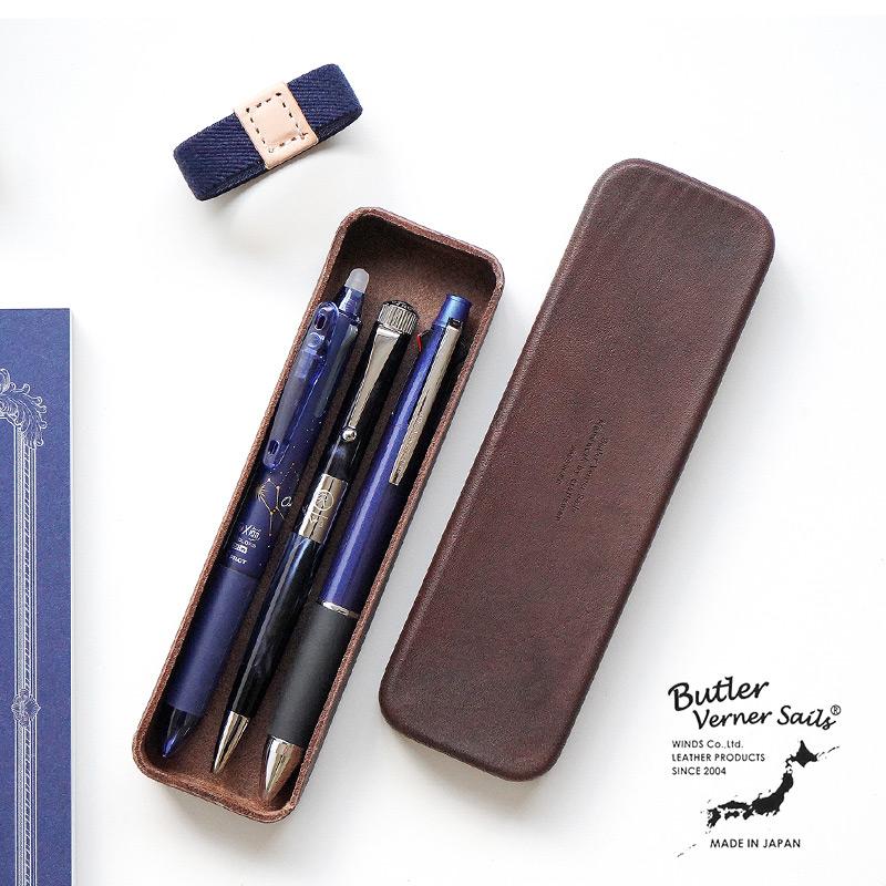 SEASAR レザー ペンケース OctFold ペンケース エンボスレザー