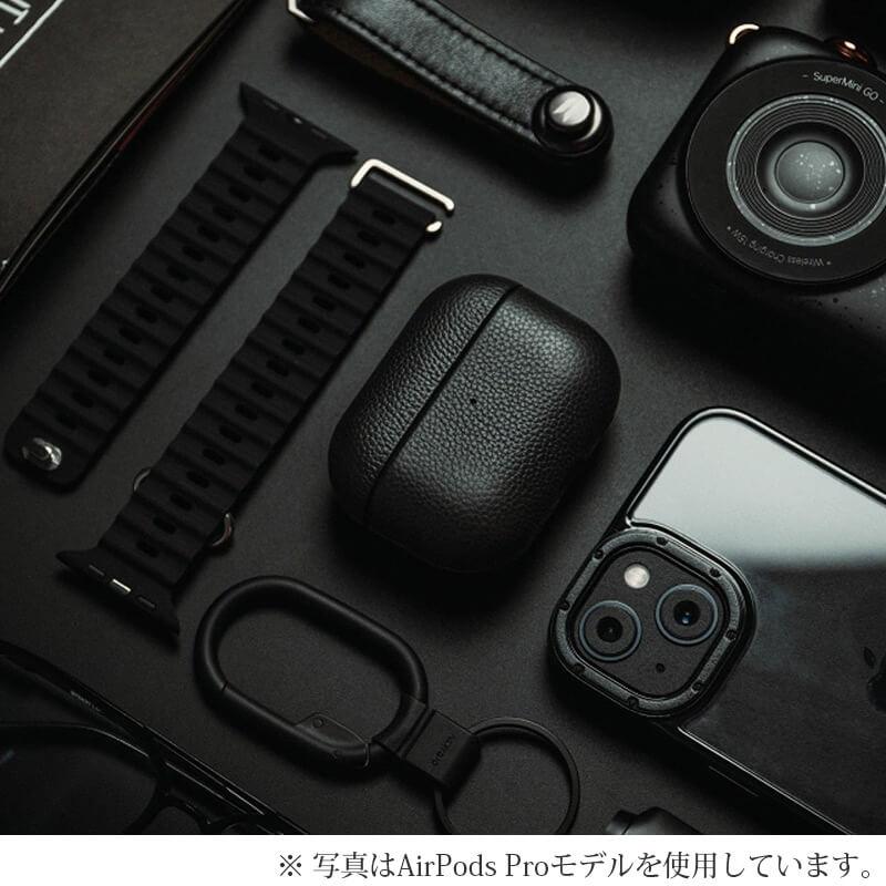 AirPods Pro 3 / 4 ケース イタリアンレザー 本革 レザーケース 保護