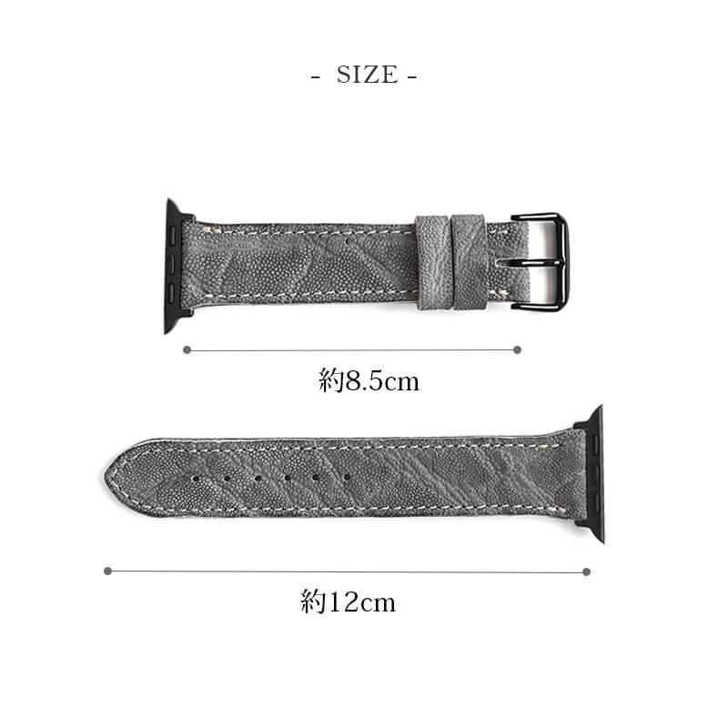 アップルウォッチ バンド 本革 KC,s ケイシイズ 象革 AppleWatch Band