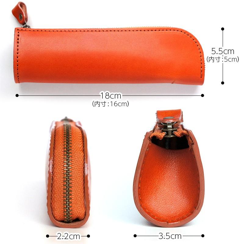 ペンケース 革 栃木レザー ペン ケース おしゃれ 本革 レザー