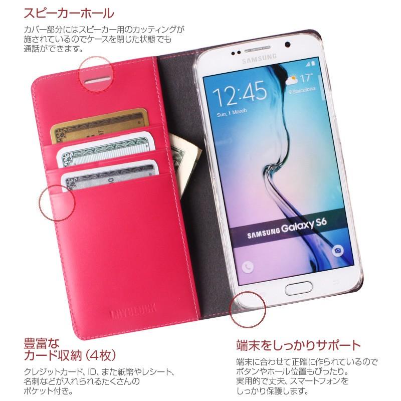 送料無料 Galaxy S6 「docomo SC-05G」 手帳型 本革 レザー ケース LAYBLOCK Ribbon Classic Diary 手帳型ケース 手帳 手帳タイプ カード 収納 リボン case｜winglide｜02