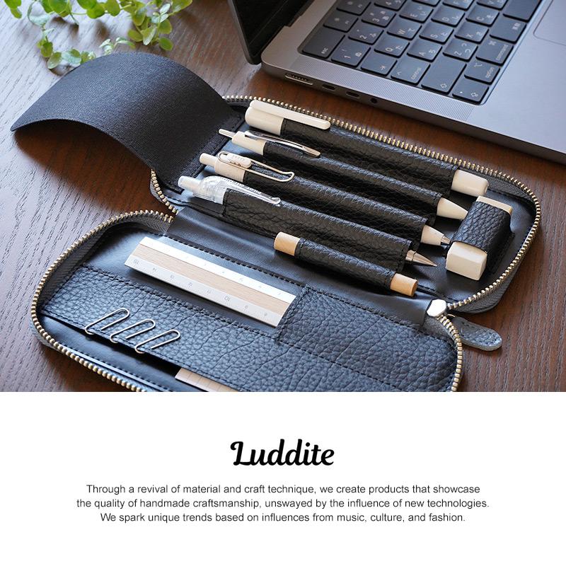 LUDDITE（ラダイト） ラウンドジップ ファスナー ペンケース 日本製