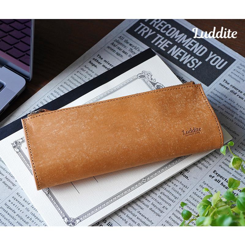 LUDDITE（ラダイト） ペンケース 本革 Luddite MAYAレザー ベンディ