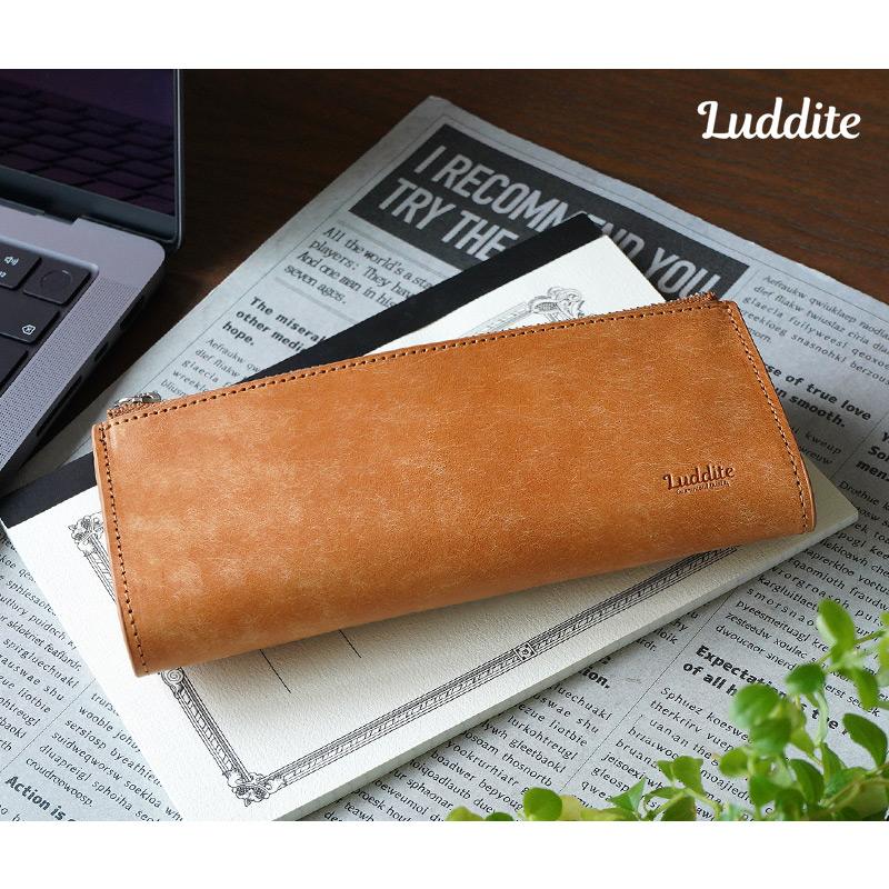 ペンケース 本革 Luddite MAYAレザー ベンディ ペンケース エッセンシャル 文具 文房具 筆箱  レザー 革 レザー 革 シンプル おしゃれ 人気 高級 爆買の画像