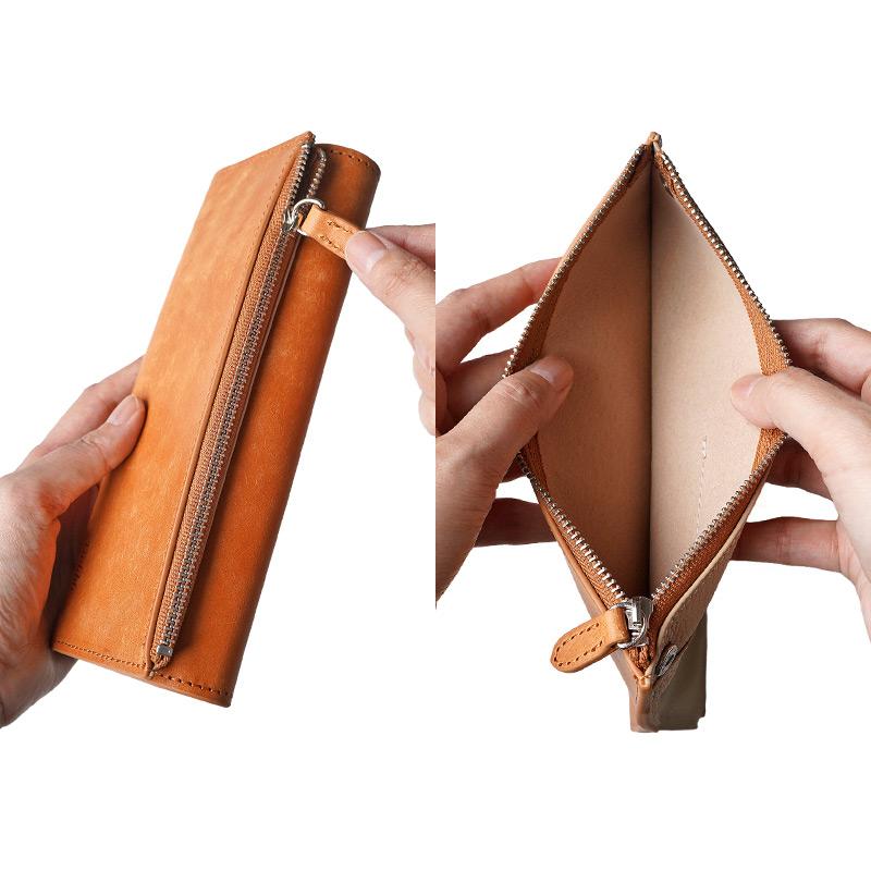 ペンケース 本革 Luddite MAYAレザー ベンディ ペンケース エッセンシャル 文具 文房具 筆箱  レザー 革 レザー 革 シンプル おしゃれ 人気 高級 爆買の画像