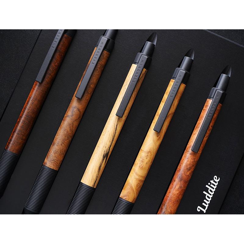 LUDDITE（ラダイト） エバードロー 銘木モデル シャーペン Luddite