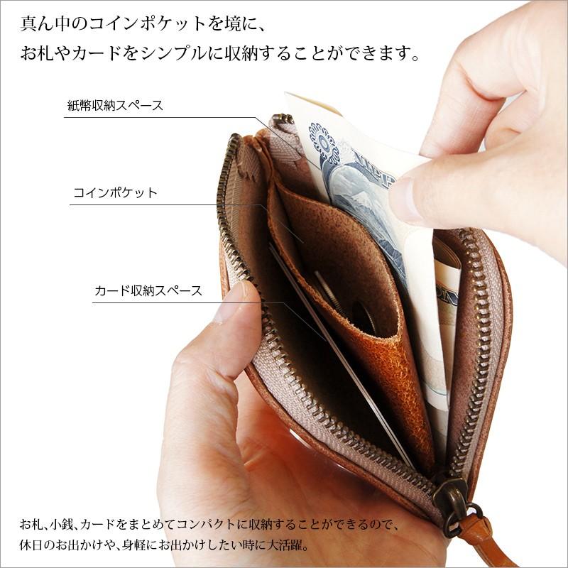 コインケース メンズ 革 LOCAL WORKS イタリアンレザー セコイア L字