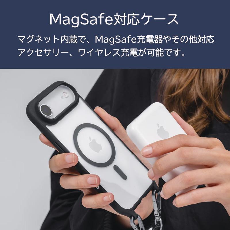【新品】 iPhone 17 Pro ケース 2WAY【MAGEASY】 MAGEASY iPhone 17 Pro ケース ショルダー ストラップ 付き
