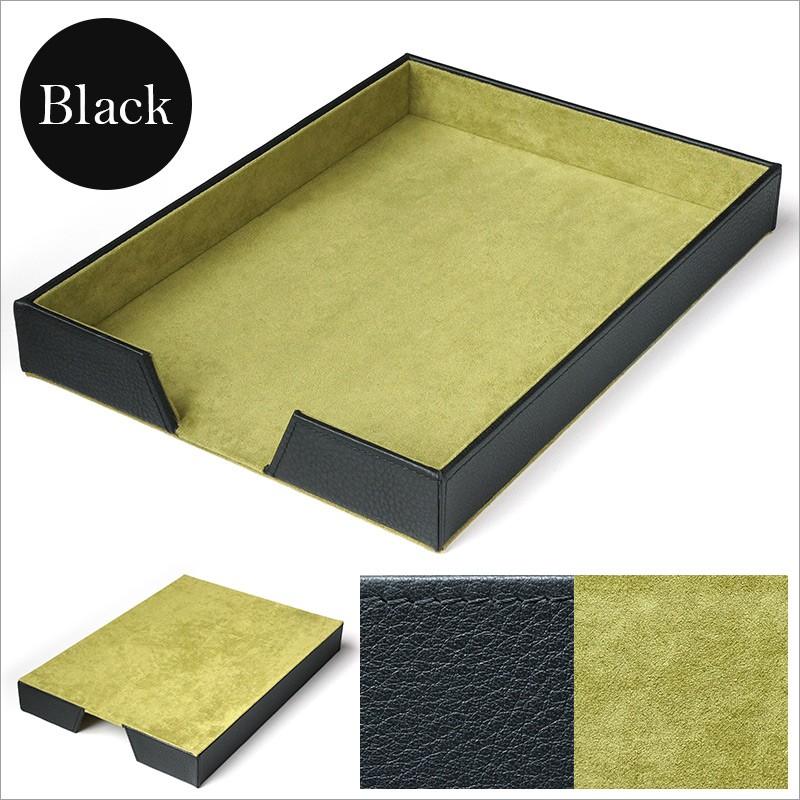 デスクトレー a4 おしゃれ DUCT NP-611 本革 牛革 シュリンクレザー A4