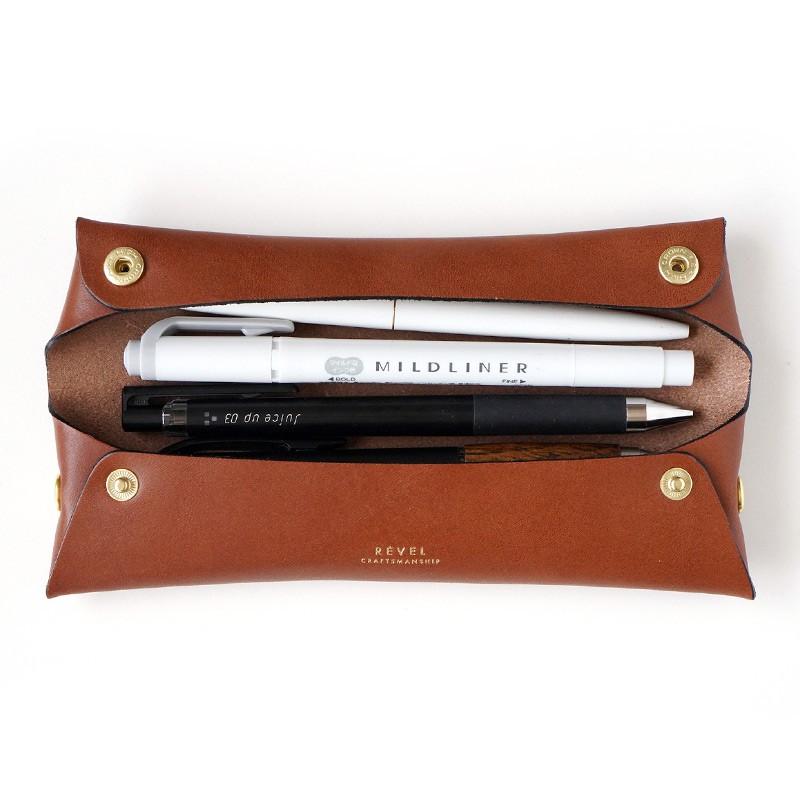 REVEL ペンケース 革 レヴェル PEN CASE 本革 レザー 筆箱 ふで