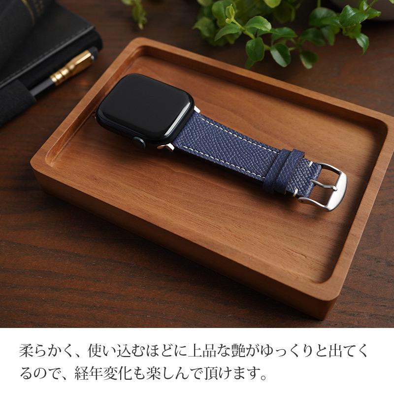 クラシックバンド Apple Watch 42, 44, 49mm用 キップレザー】Apple Watch バンド 本革 49mm / 46mm / 45mm