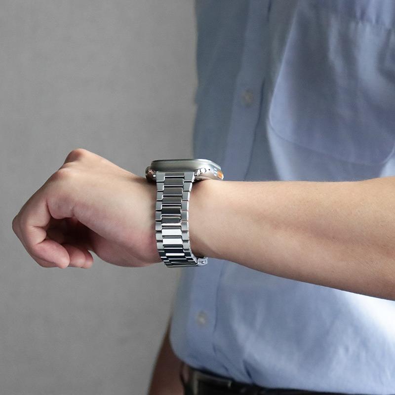 アップルウォッチ バンド AppleWatch チタン BAMBI Ultra Titanium