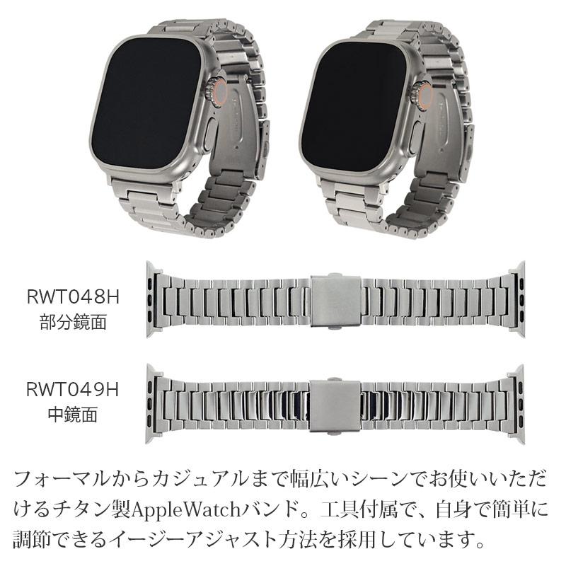 アップルウォッチ バンド AppleWatch チタン BAMBI Ultra Titanium