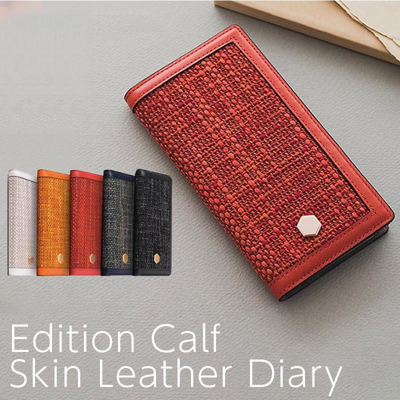 iPhone 14 ケース 手帳型 本革 SLG Design Edition Calf Skin Leather Diary アイフォン ブランド レザー スマホケース case｜winglide｜02