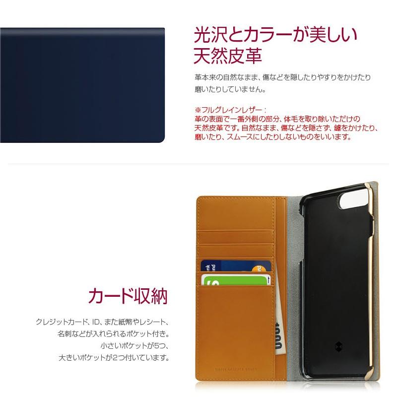iPhone8 Plus / iPhone7 Plus ケース 手帳型 本革 SLG Calf Skin Leather Diary カバー ブランド スマホケース case｜winglide｜04