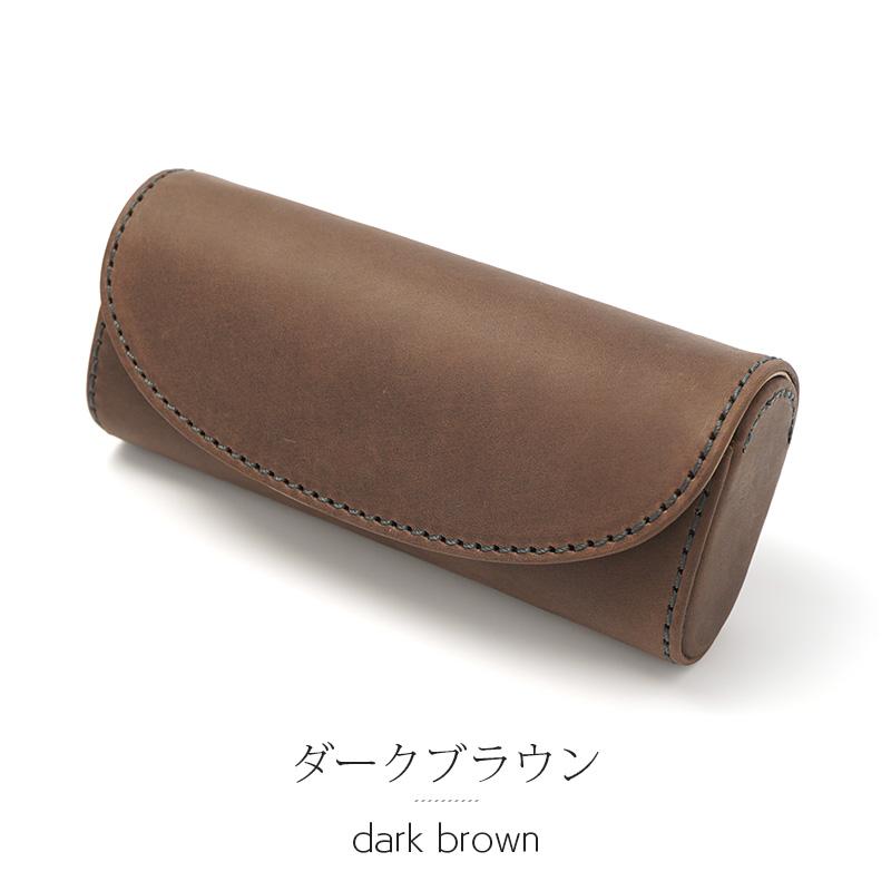 メガネケース 本革 大きめ ハードタイプ DUCT イタリアンレザー