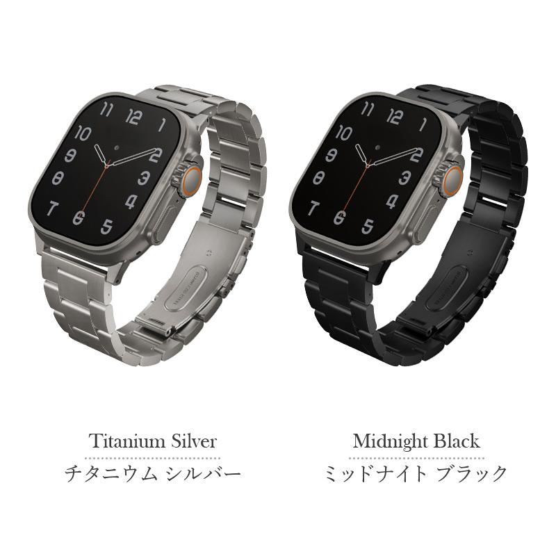 UNIQ OSTA for Apple Watch バンド アップルウォッチ ステンレス 49mm 46mm 45mm 44mm 42mm 交換ベルト ビジネス 高級 ブランド 爆買の画像