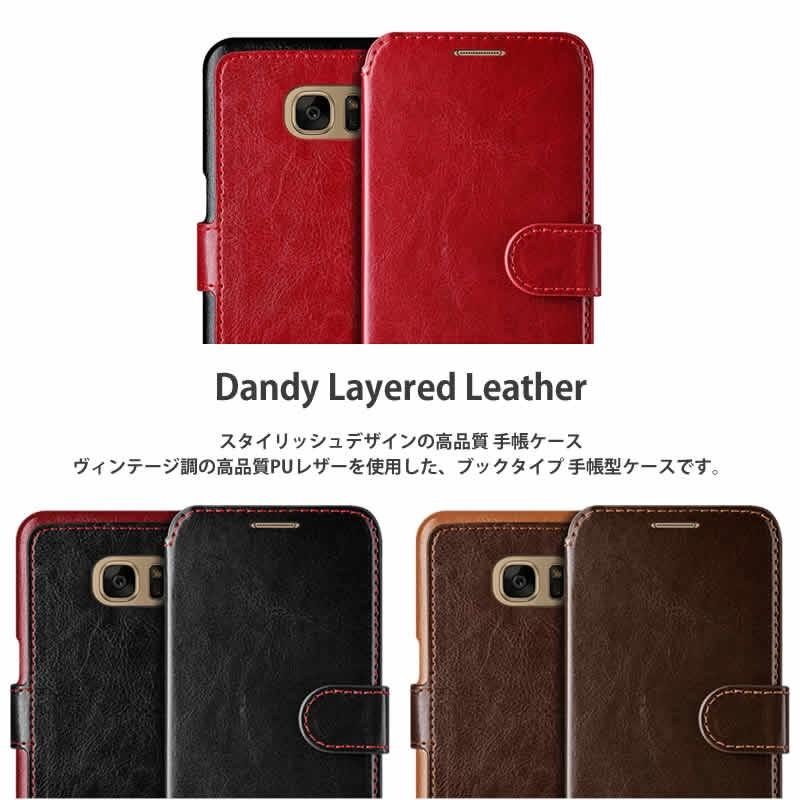 Galaxy S7 edge ケース 手帳型 レザー VERUS Dandy Layered Leather GalaxyS7 edge 手帳型ケース 手帳ケース ギャラクシーS7edge GalaxyS7edge case｜winglide｜02