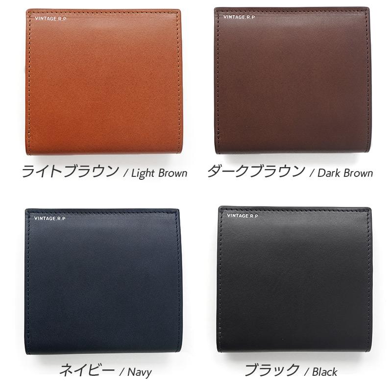 EST OILレザーコンパクト二つ折り財布 Vintage Revival Productions 小さい縦づかい財布 italian oil 2