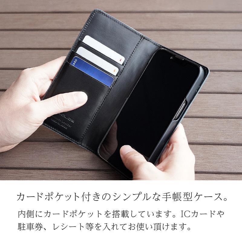 iPhone 13 Pro ケース 手帳型 本革 WINGLIDE コードバン 手帳型ケース アイフォン ブランド コードバン レザー スマホ case｜winglide｜04