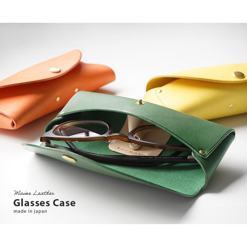 メガネケース 本革 WINGLIDE マイネレザー めがねケース 眼鏡ケース