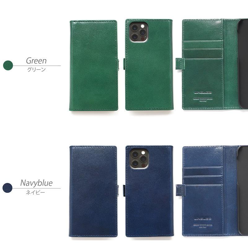 iPhone 12 / iPhone12 Pro ケース 手帳型 本革 GLIDE イタリアンレザー