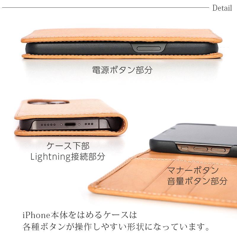 iPhone 13 / iPhone13 Pro ケース 手帳型 本革 WINGLIDE 牛革シュリンクレザーケース Toscana Volanato アイフォン ブランド レザー スマホ｜winglide｜09