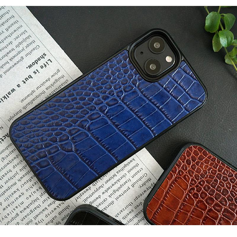 クロコダイル スマホケース iPhone14 Pro / iPhone 14 iPhone13 mini