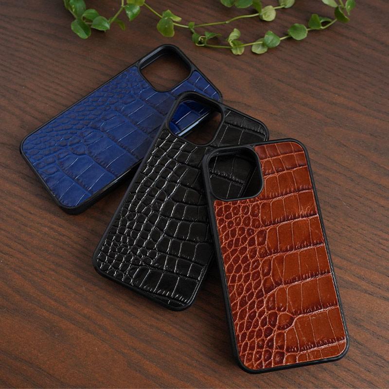 クロコダイル スマホケース iPhone14 Pro / iPhone 14 iPhone13 mini