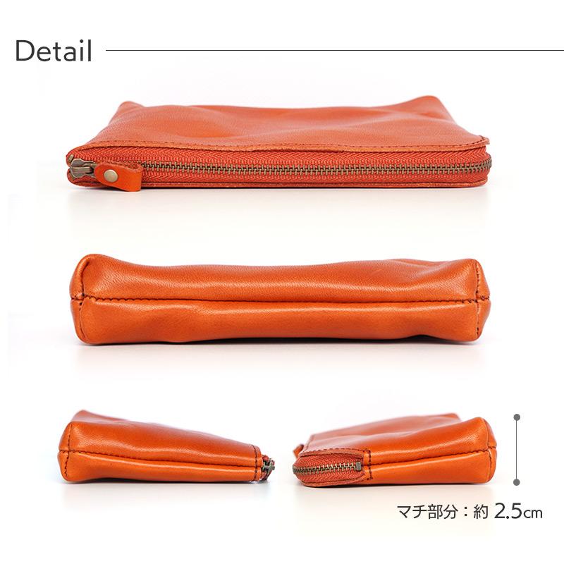 ポーチ 本革 栃木レザー WINGLIDE 革 マルチポーチ バッグインバッグ