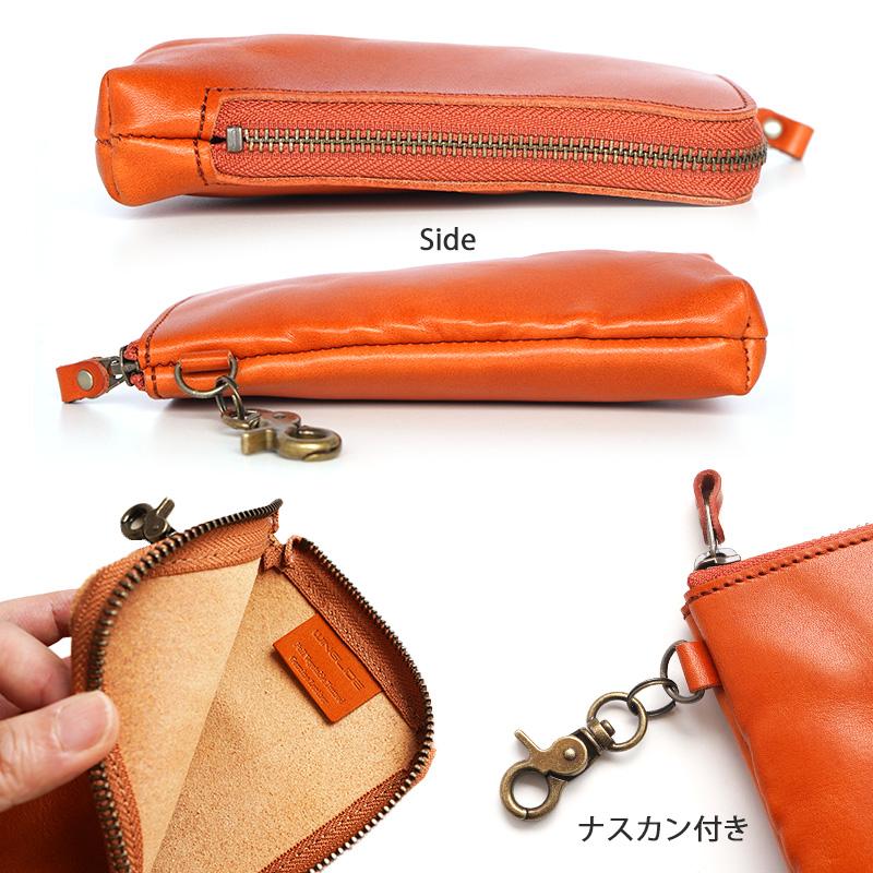 マルチ ケース 本革 WINGLIDE 栃木レザー マルチポーチ Mサイズ タテ型