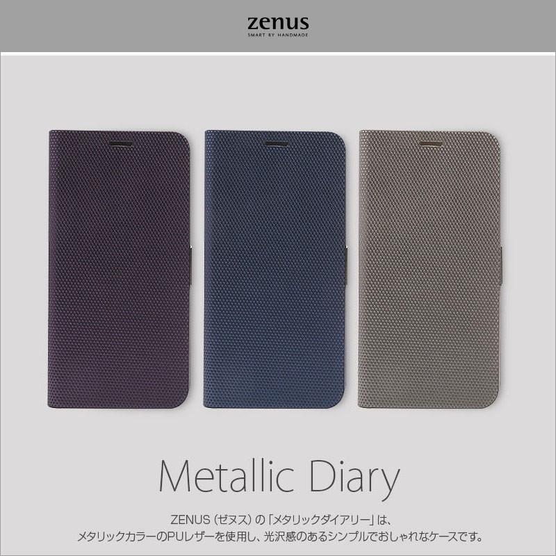 iPhone XR ケース 手帳型 レザー Zenus Metallic Diary アイフォン XR テン アール 手帳型ケース iPhone10R アイフォン10R case｜winglide｜02