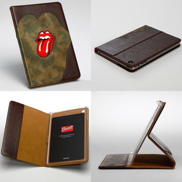 iPad mini Retina ディスプレイモデル 用 レザー ケース ZENUS Rolling Stones Classic Tongue Camo Diary Z3168iPMR  case｜winglide｜02
