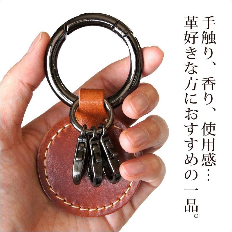 キーホルダー 革 ZOO CANARY KEY RING 6 牛革 イタリアンレザー 日本製 男性 女性 メンズ レディース キーリング カラビナ フック バッグ ベルト ハンドメイド｜winglide｜06