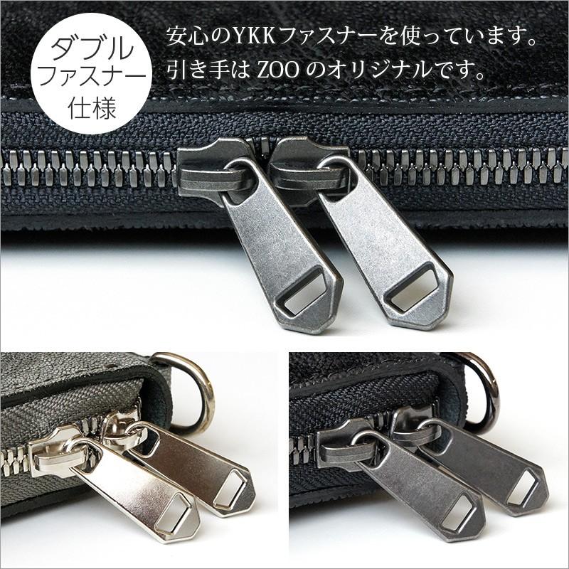 長財布 メンズ 本革 ZOO OCELOT WALLETII 日本製 象革