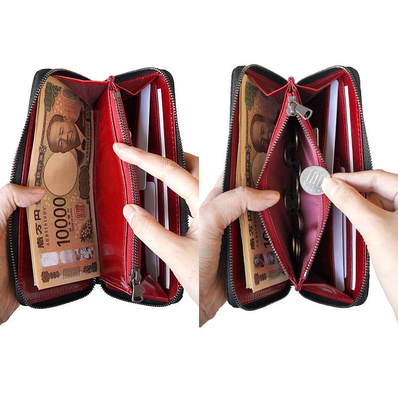 ZOO（ズー） 長財布 象革 本革 ZOO ZLW-165 ラウンドファスナー レザー