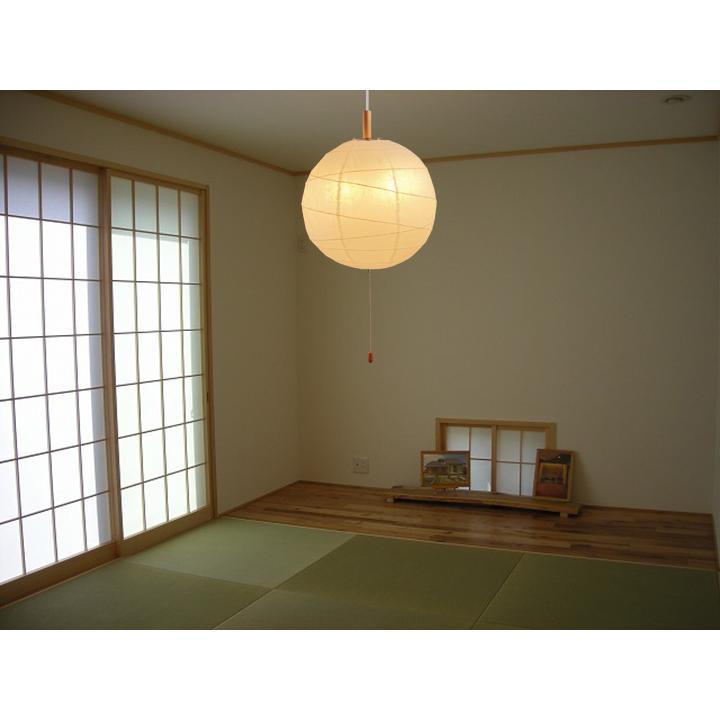 みぃたん様2灯径40㎝チリ入り和紙提灯ペンダント照明 みぃたん様2灯径40㎝チリ入り和紙提灯ペンダント照明 みぃたん