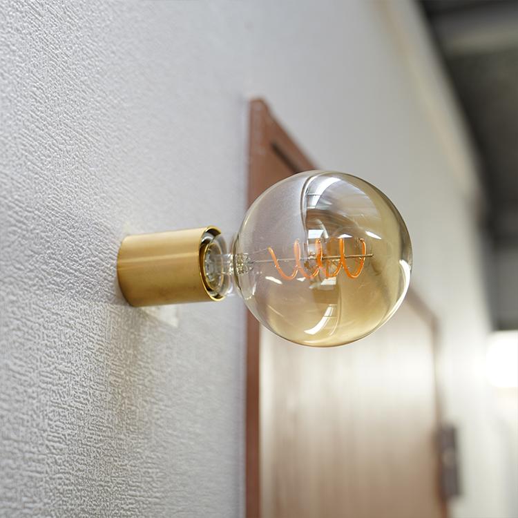 ウォールライト 2灯 ブラケットライト 真鍮 E26 LED対応 間接照明 金